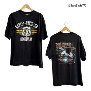 HARLEY-DAVIDSON Red River Wichita Falls, Texas Graphic T-Shirt